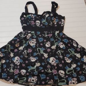 Skull, Roses & Mermaids Dress